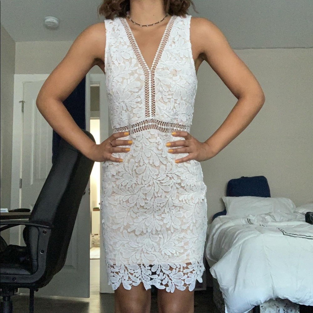 Cute White Lace Dress